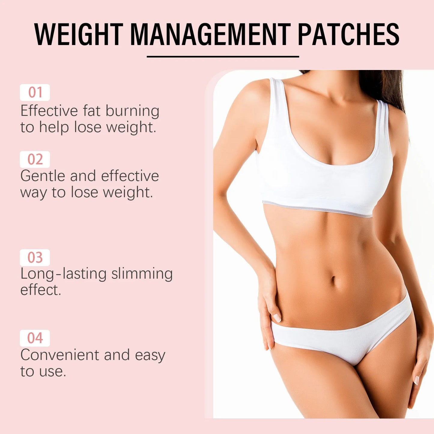 Transform Your Body with 30/60/90/120PCS Hot Assistive Care Patches - Gentle Burns for Long-Lasting Slimming Effects!