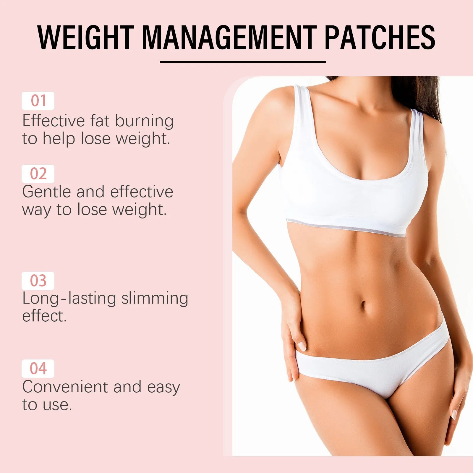 Transform Your Body with 30/60/90/120PCS Hot Assistive Care Patches - Gentle Burns for Long-Lasting Slimming Effects!